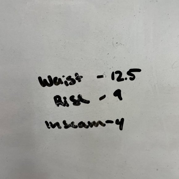 American Eagle Woman's 2 Hi-Rise Shortie Denim Shorts Dark Wash Summer Cut‎ Offs - Picture 9 of 9